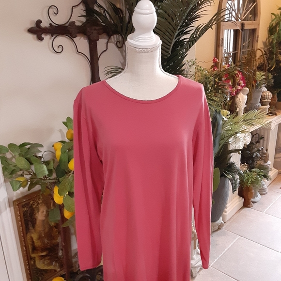 LAND'S END, Cotton, LS Maxi, Size Regular Medium 10-12 - Picture 3 of 9